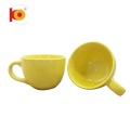 Wholesale fashion design soup mug color glazed ceramic mug